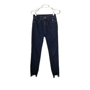 Special A Jeans Womens 25 Stretch Raw Hem Ankle Summer School